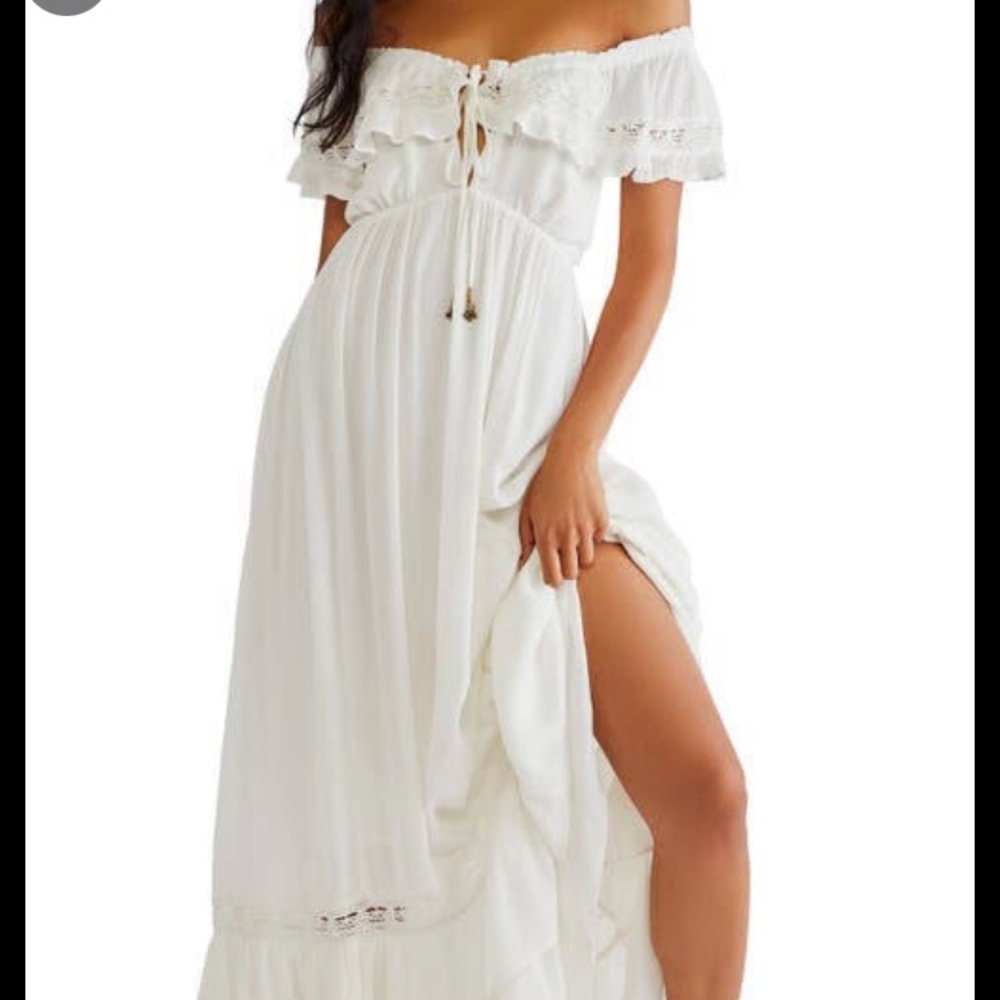 Free People Moonlight Maxi white